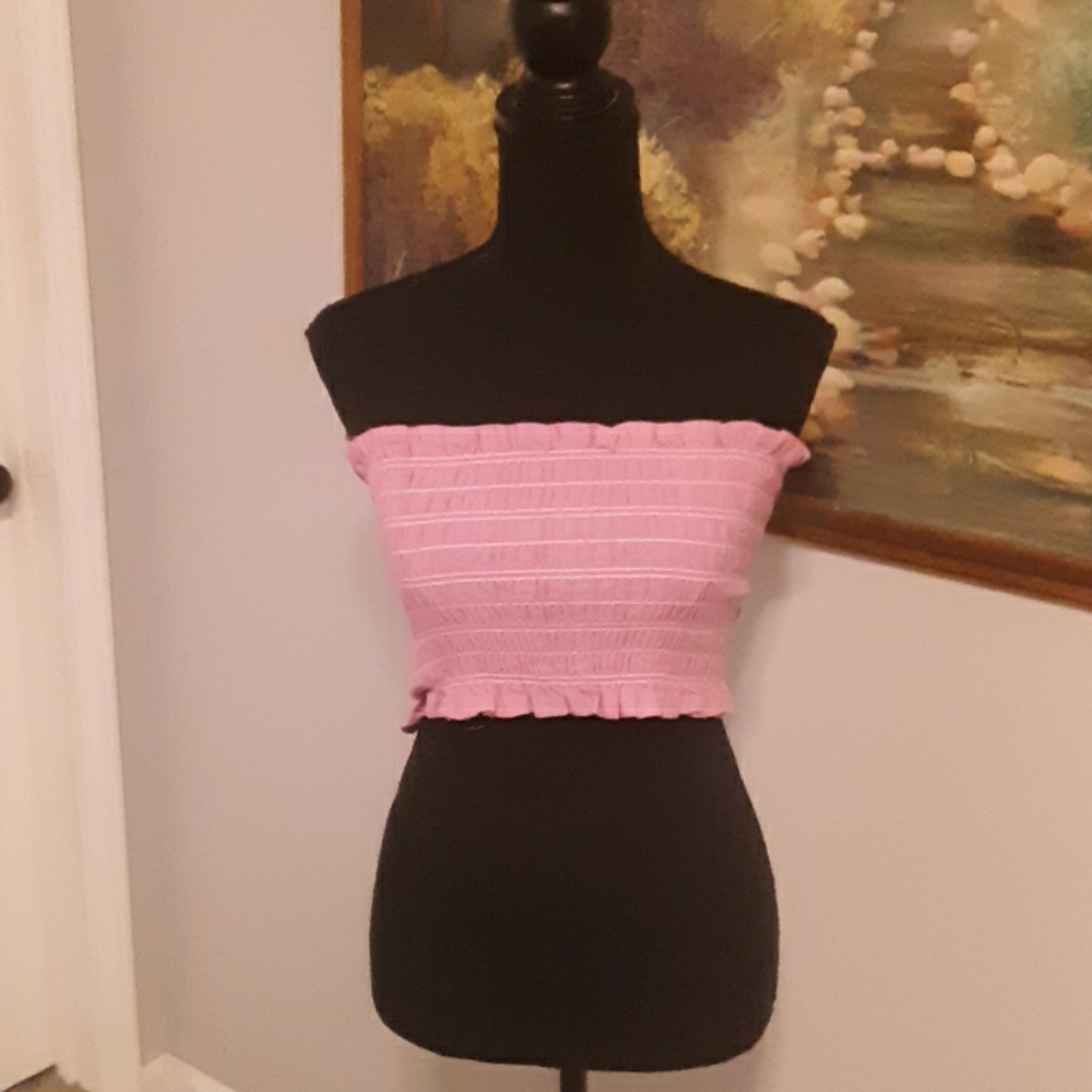 Powder blu tube top